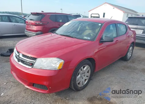 2013 Dodge Avenger Se из США, поврежденный, VIN 1C3CDZAB4DN581554